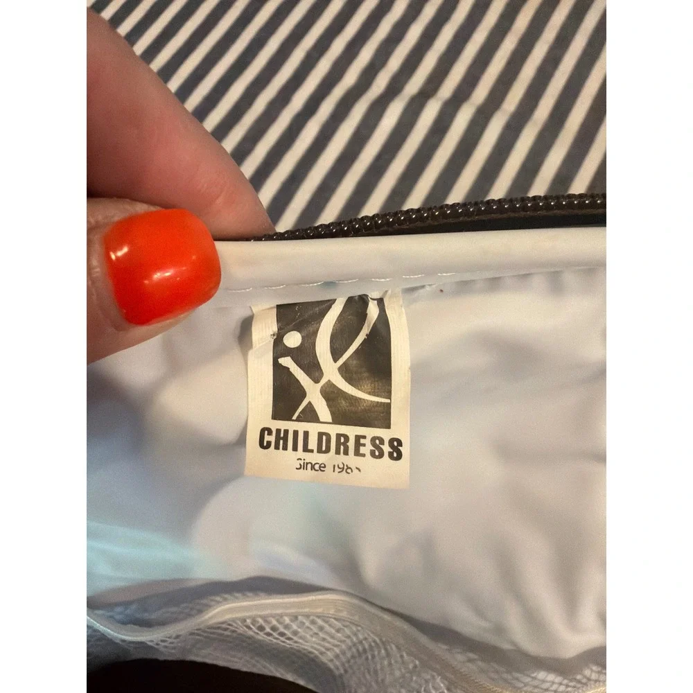 J.L. Childress Brown Pink Quilted Insulated Lunch Bag Adjustable Shoulder Strap